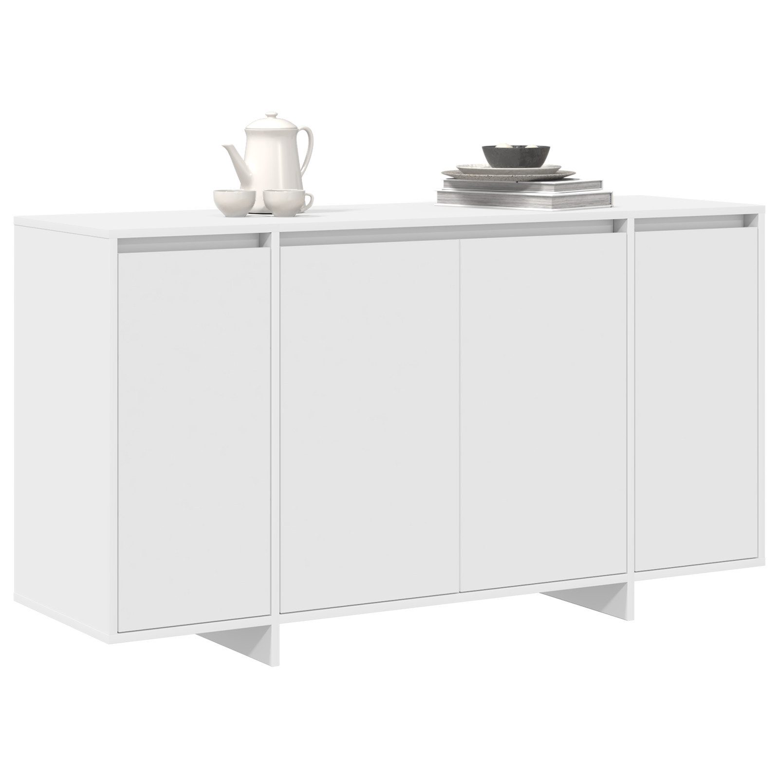 vidaXL Sideboard Weißes Sideboard Weiß Holz günstig online kaufen