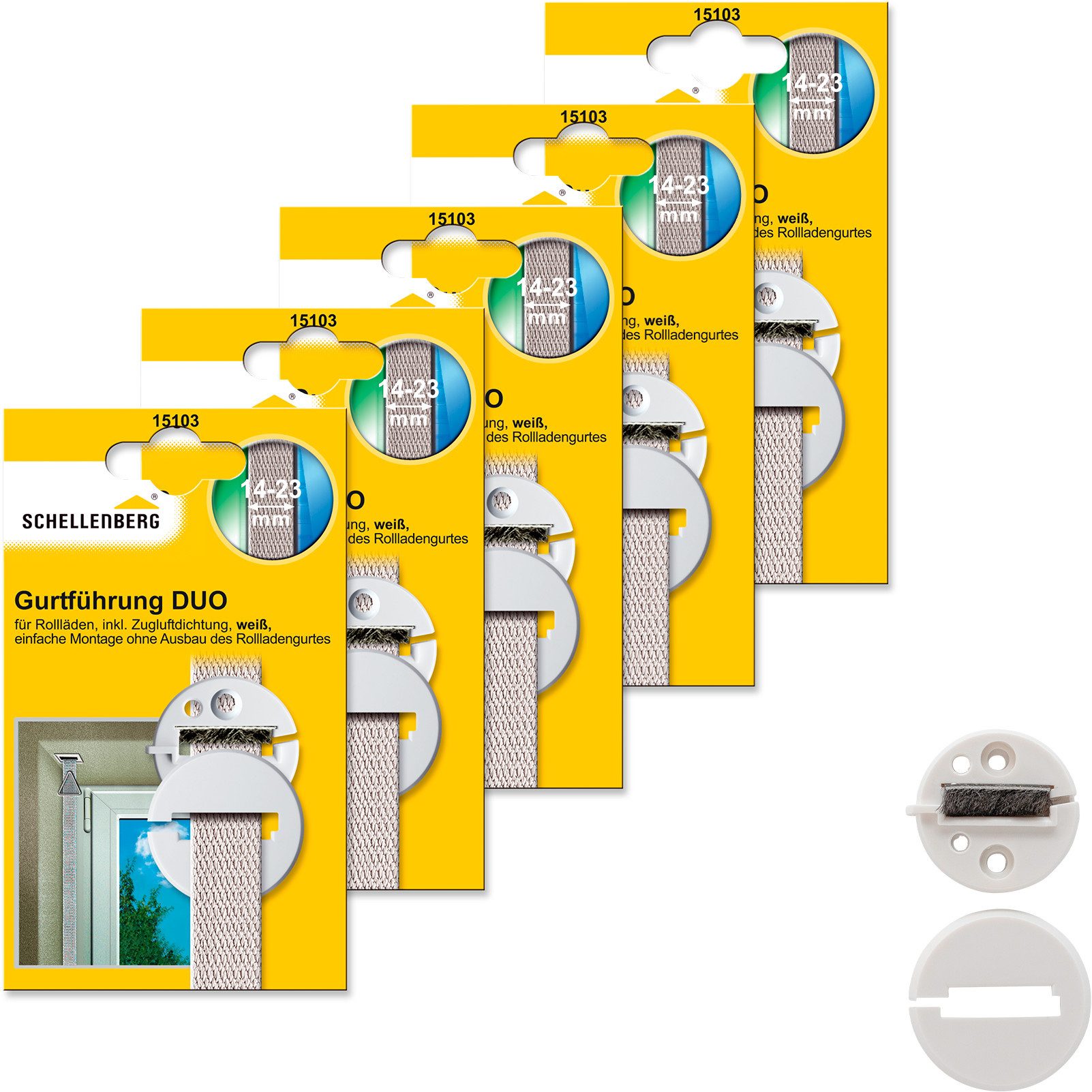 SCHELLENBERG Rollladen-Gurtführung Duo für das Rollladensystem Mini und Max günstig online kaufen