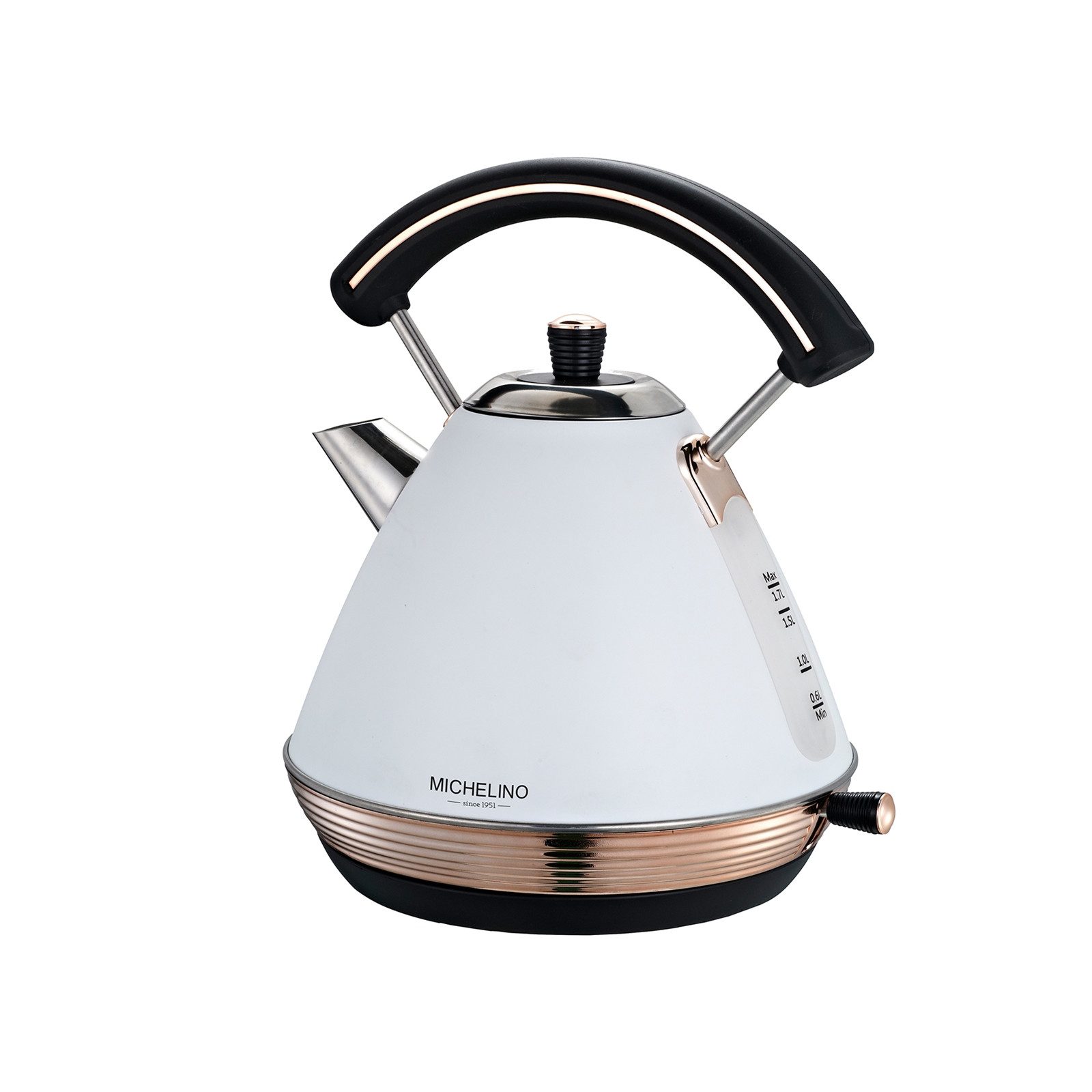 Michelino Wasserkocher Wasserkocher 1,7 Liter EDS 2200 Watt, 1.7 l, 2200 W