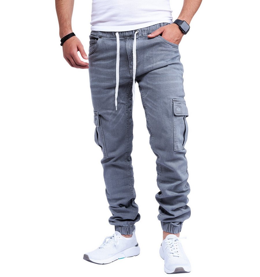 Styleko Cargohose Cargo Jeans Herren Cargohose für Herren Jeans stretch Cargohose Herren
