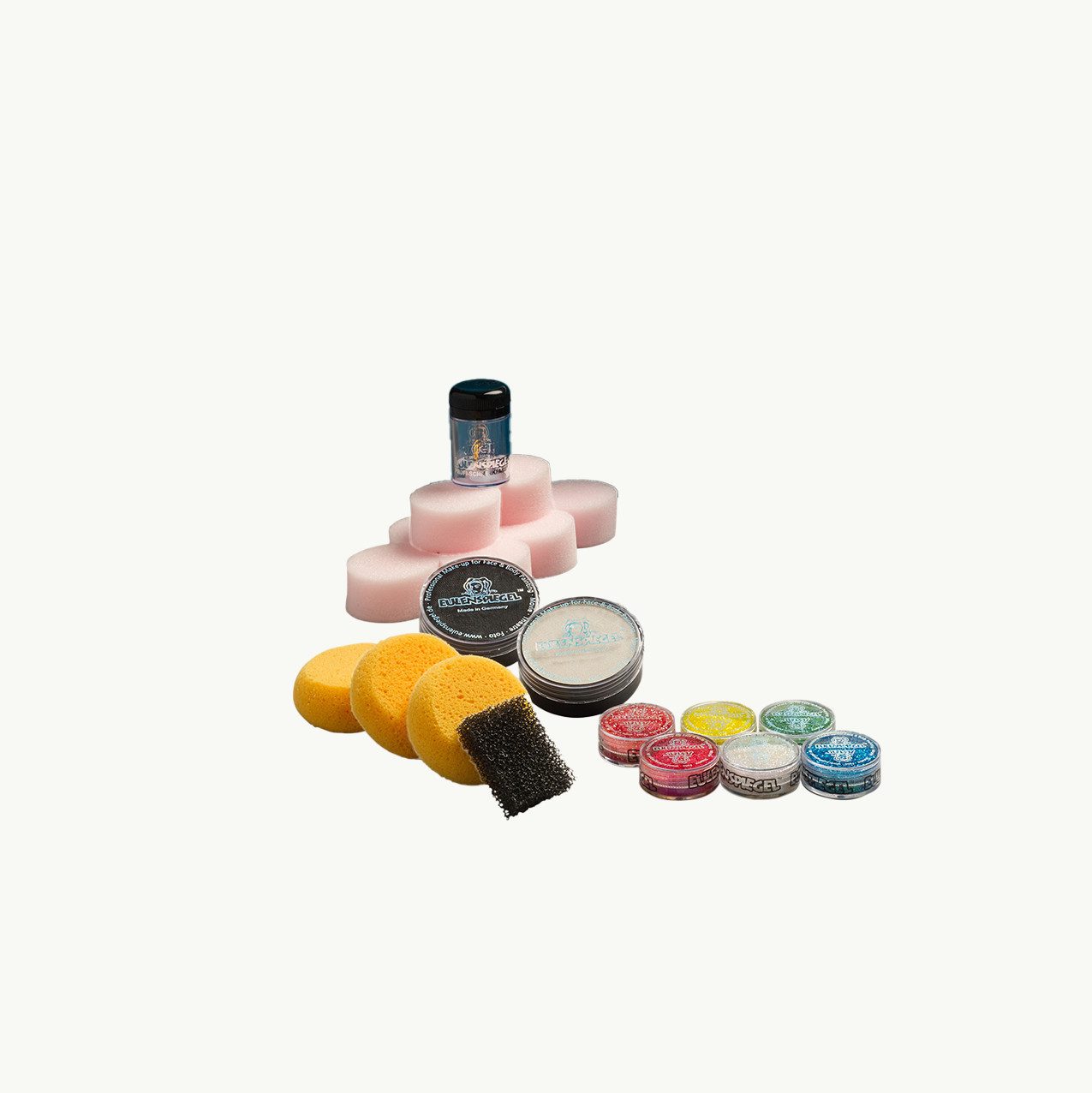 Eulenspiegel Schmink-Koffer Eulenspiegel 1000 Masken Schminkkoffer Make-up Set, 1-tlg., Qualitätsprodukt Made in Germany, dermatologisch getestet