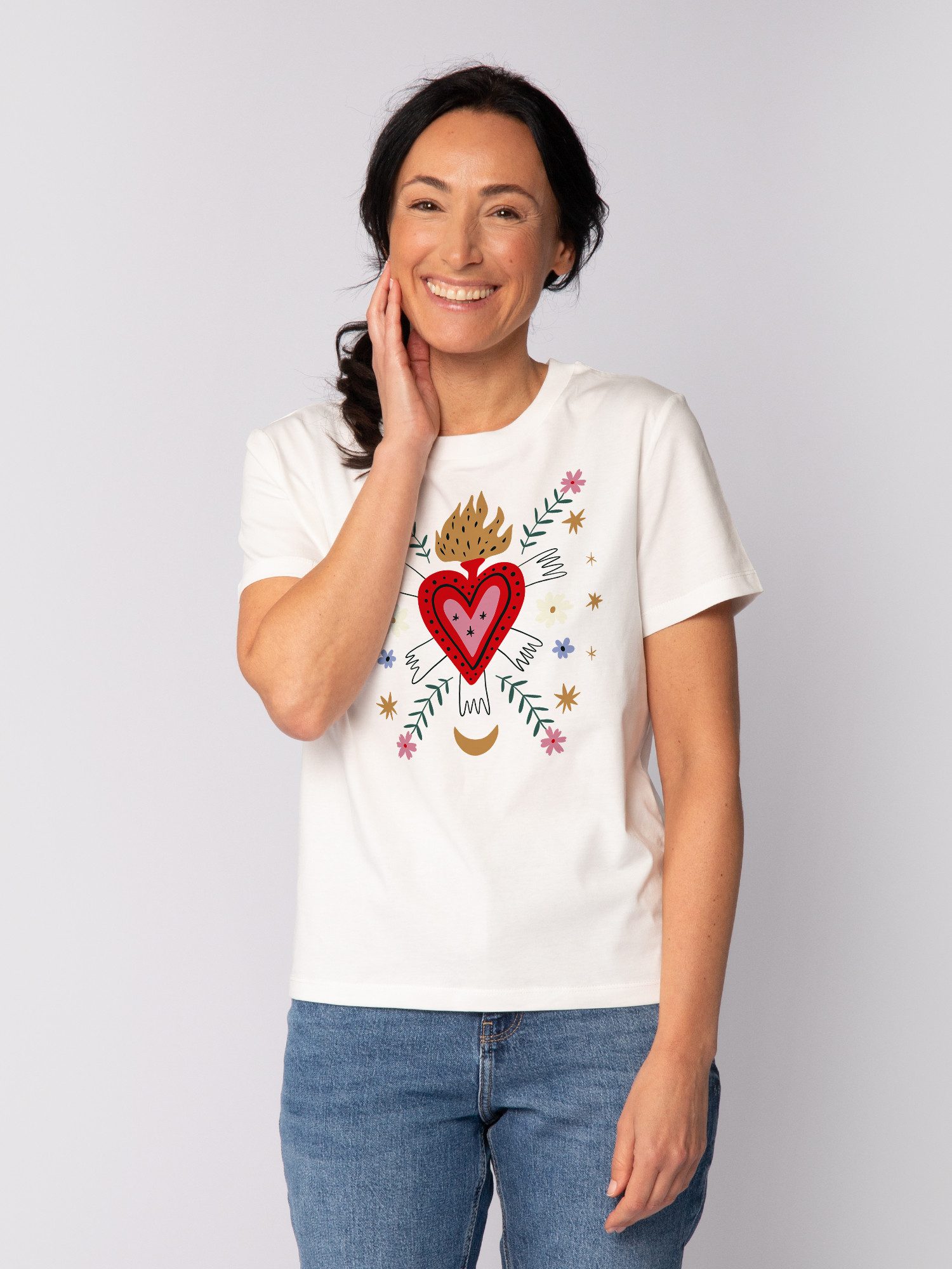 T-Shirt Love and flex