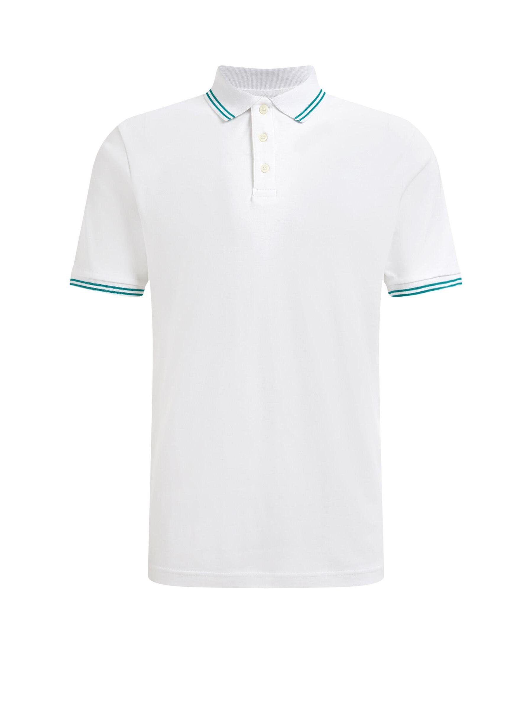 (1-tlg) Weiß Poloshirt Fashion WE