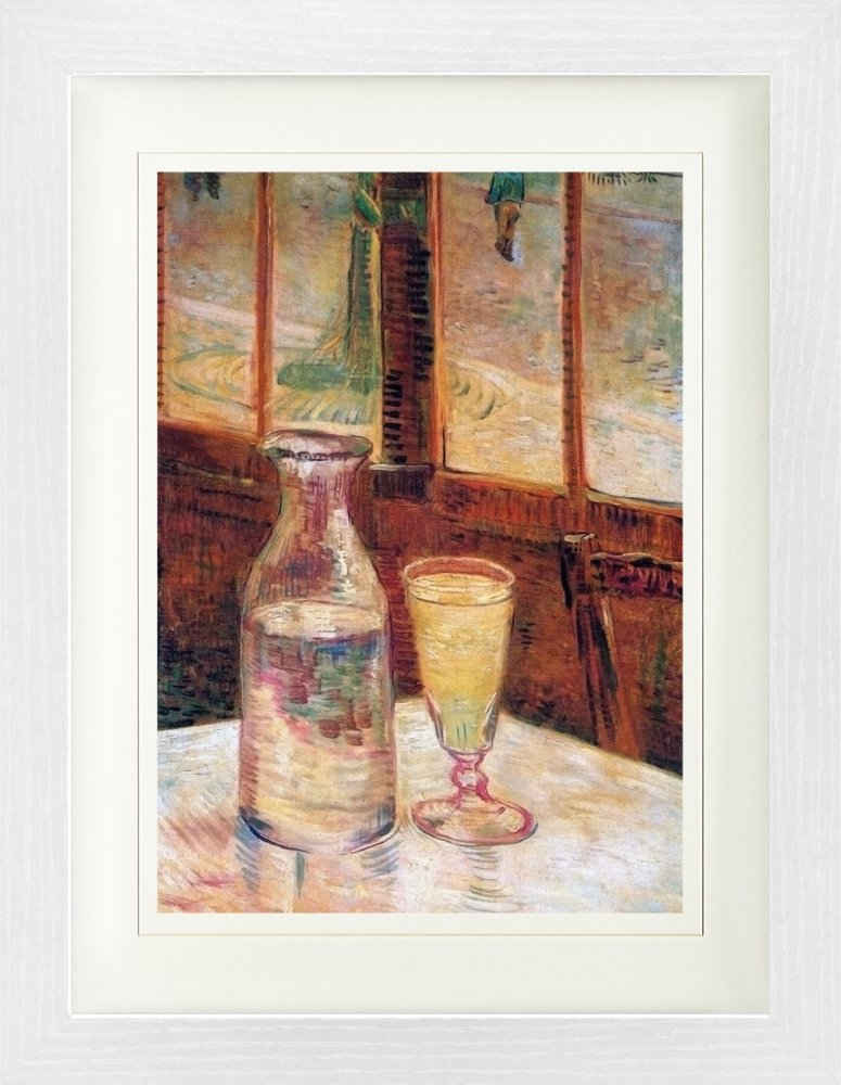 1art1 Bild mit Rahmen Vincent Van Gogh - Stillleben Mit Absinth, 1887