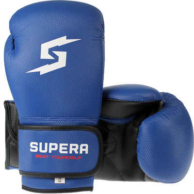 SUPERA Boxhandschuhe (Paar), Box Handschuhe für Frauen und Männer - Kickboxen Boxen MMA