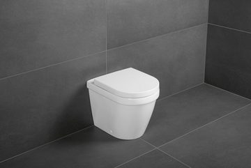 Villeroy & Boch WC-Sitz Architectura, Mit Absenkautomatik und QuickRelease 374 x 445 x 59 mm - Weiß Alpin