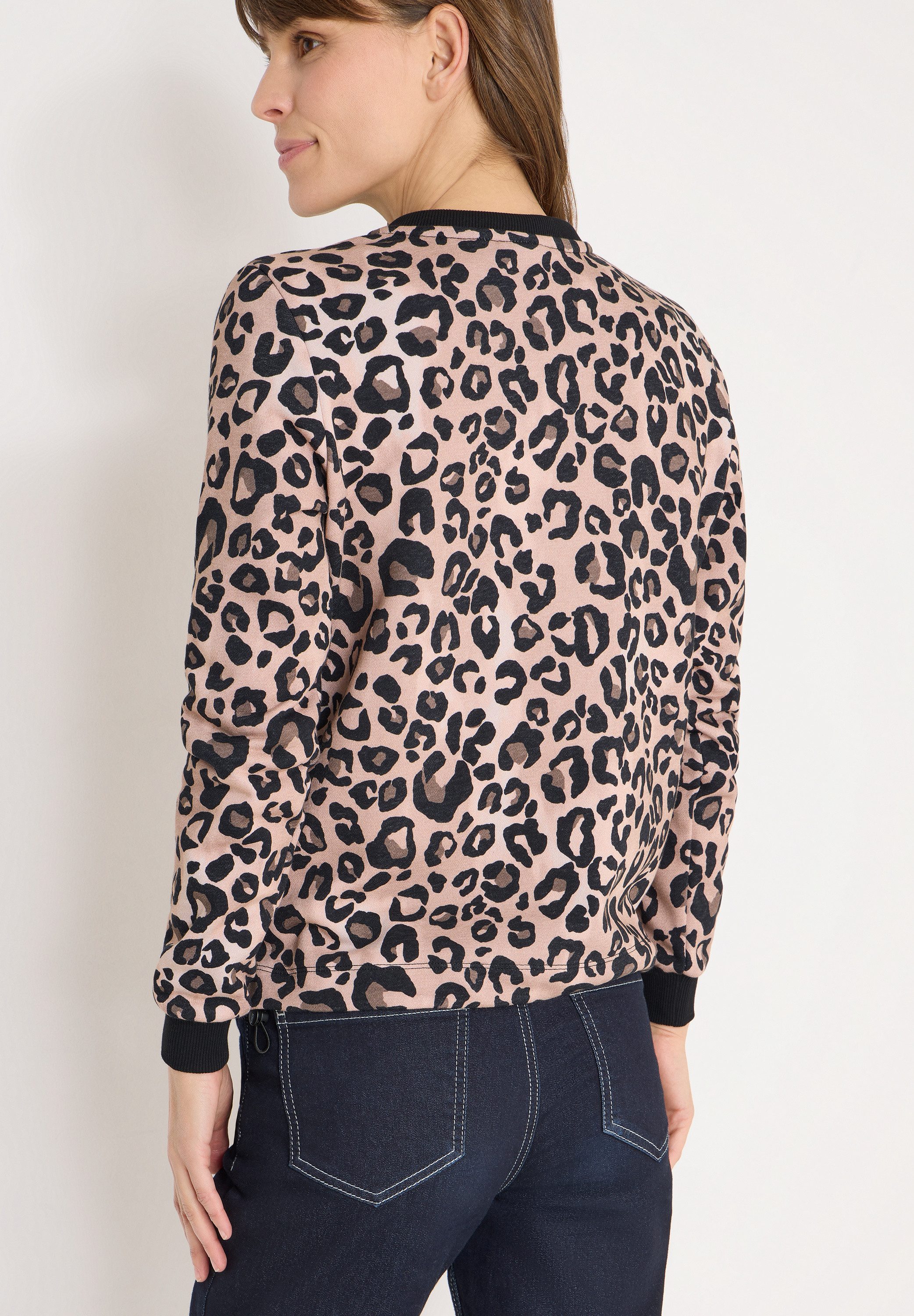 CECIL Sweatjacke im Leo Design günstig online kaufen