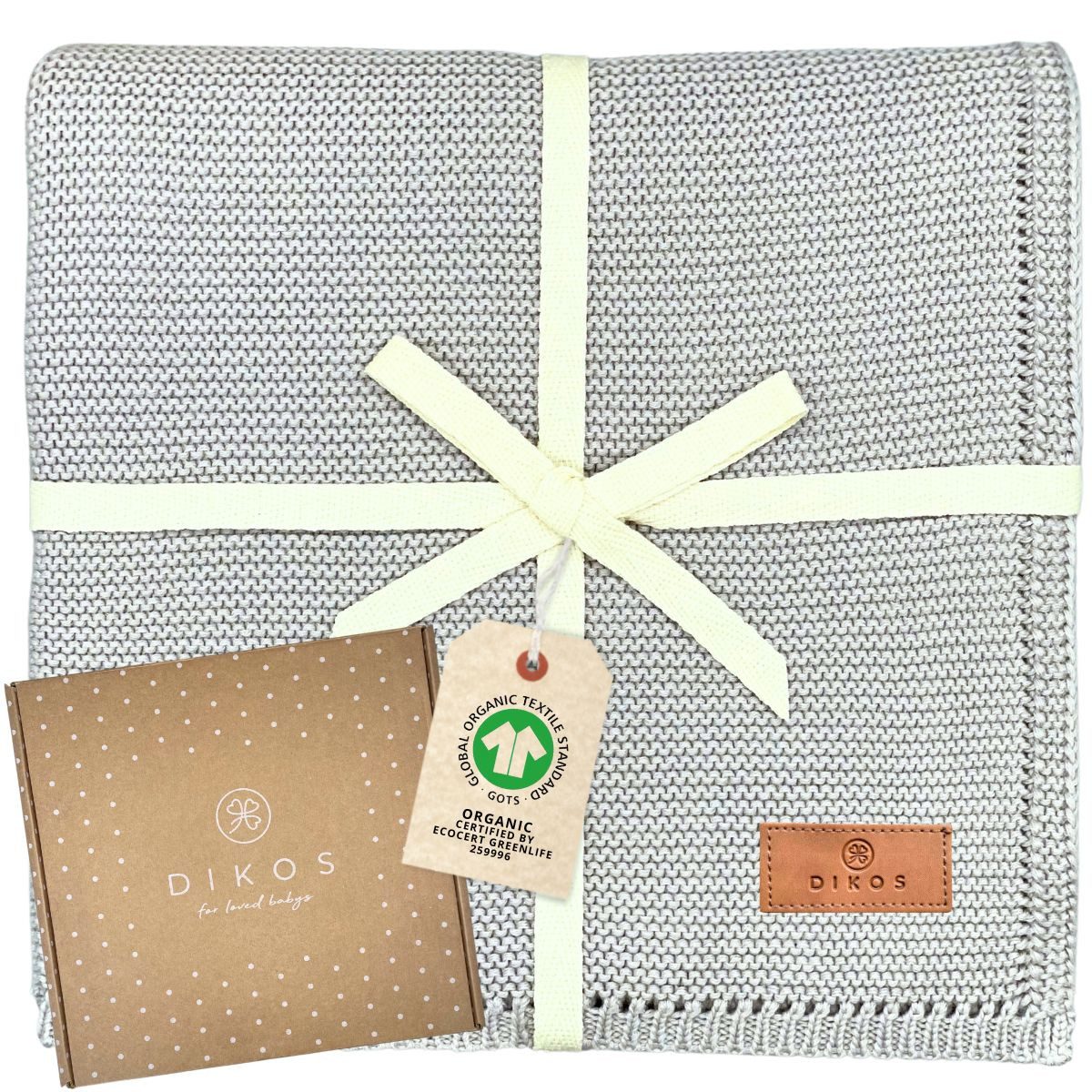 Babydecke DIKOS® Babydecke aus *100%* Bio Baumwolle atmungsaktiv clean, DIKOS, PREMIUM Qualität atmungsaktiv, nachhaltig, plastikfrei, kuschelweich