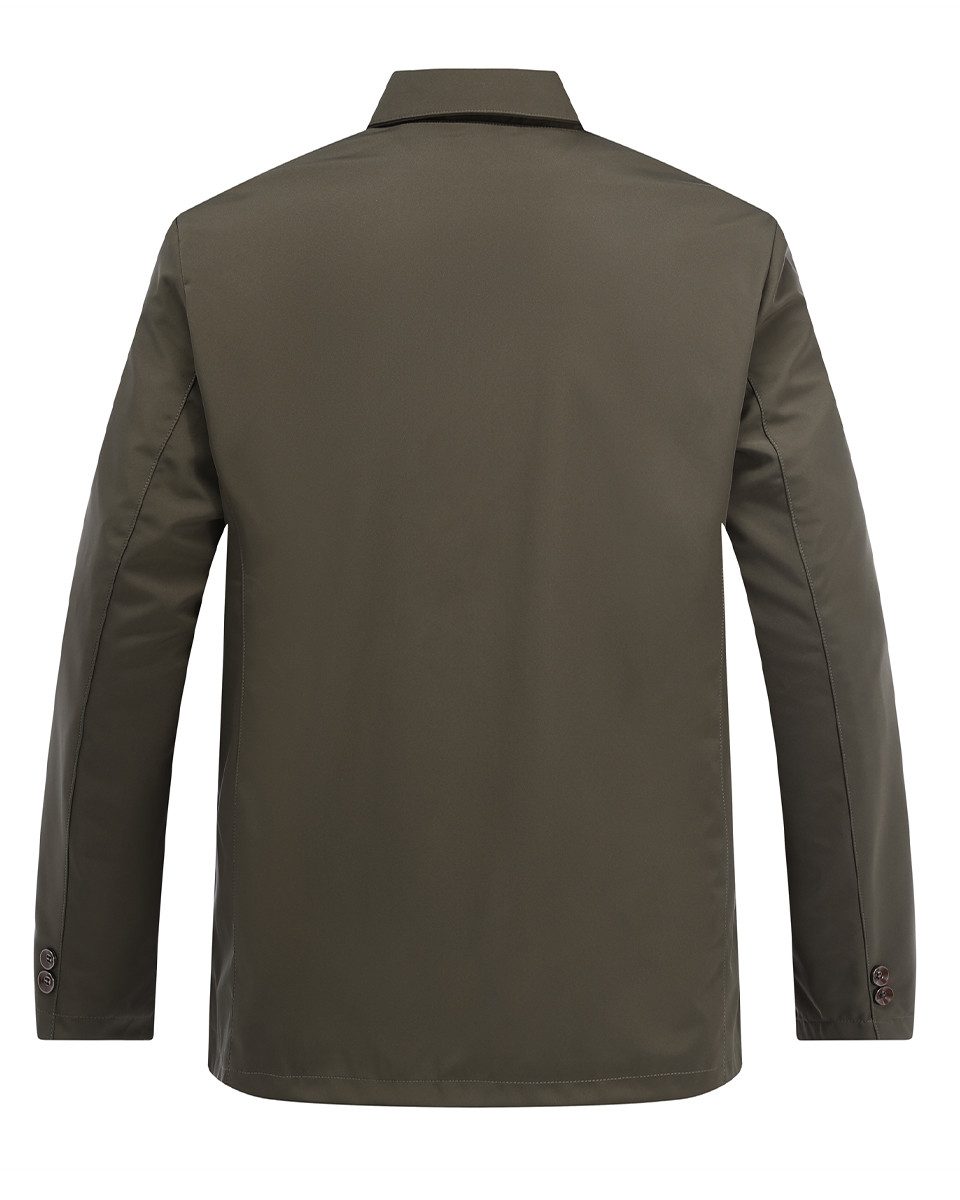 Allthemen Bomberjacke mit Knöpfen Blouson Herren casual Harrington Jacke für Herbst