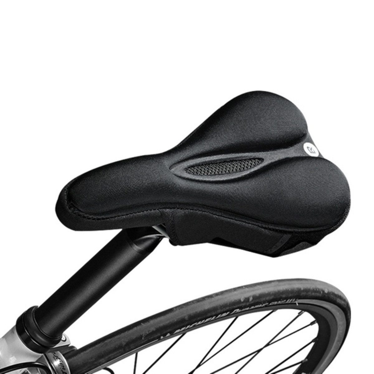 ROCKBROS Sattelbezug Rockbros Silikongel-Sattelbezug LF047-B L – Schwarz