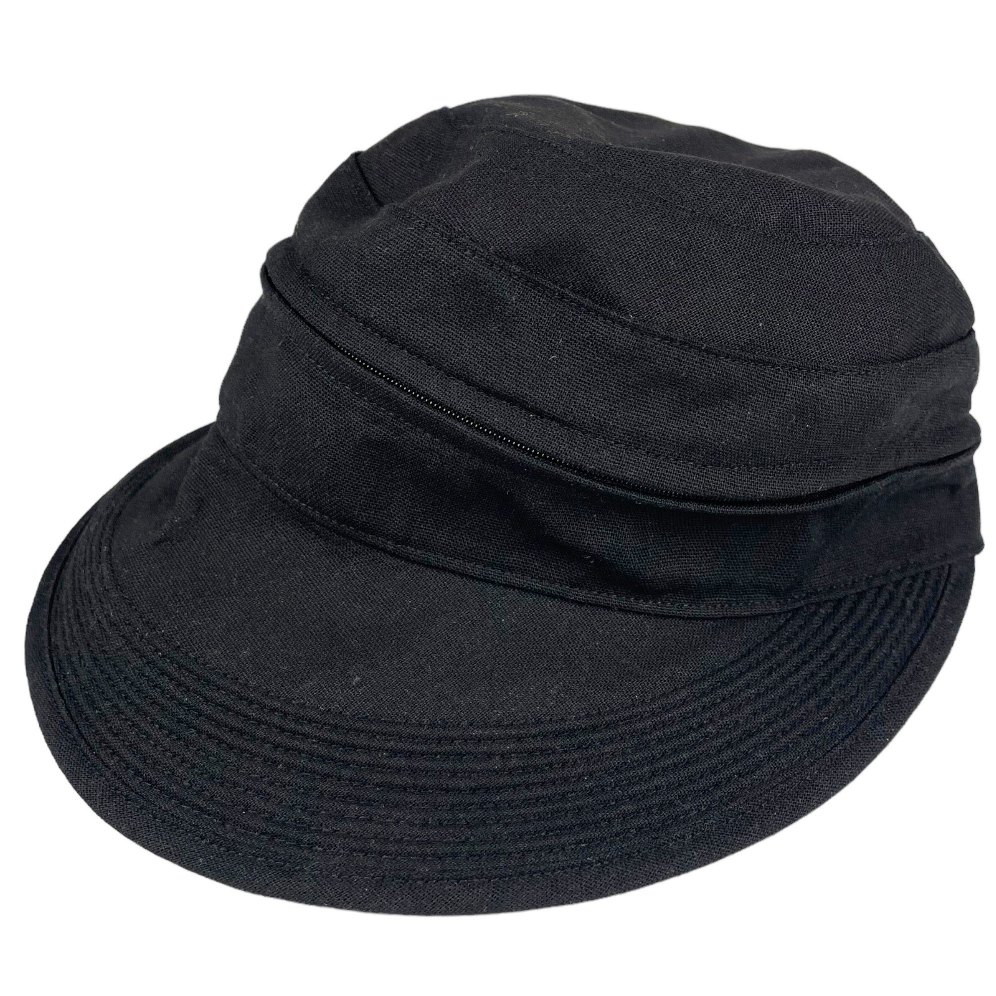 Taschen4life Sonnenhut Visor Cap 2in1 Sonnencap Basecap & Sonnenschutz in Einem, unisex, aus Leinen