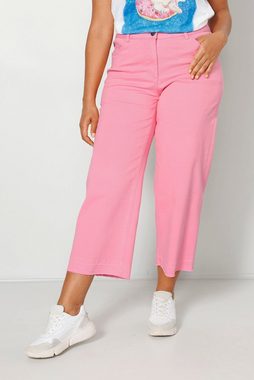 Angel of Style Culotte Jeans-Culotte Regular Fit weiter Fransensaum