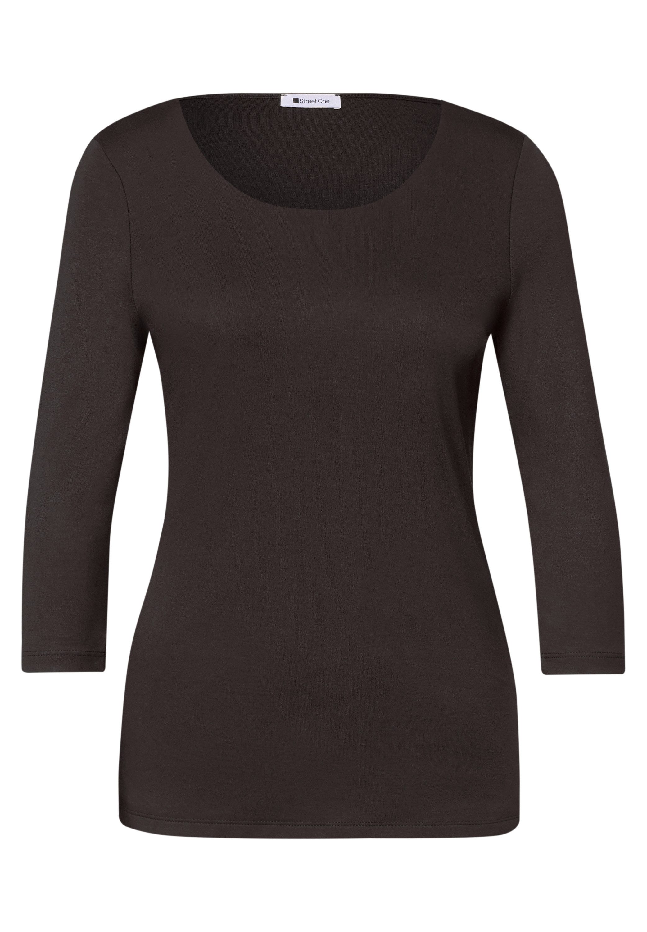 STREET ONE 3/4-Arm-Shirt mit Rundhalsausschnitt – Bild 4 von 5