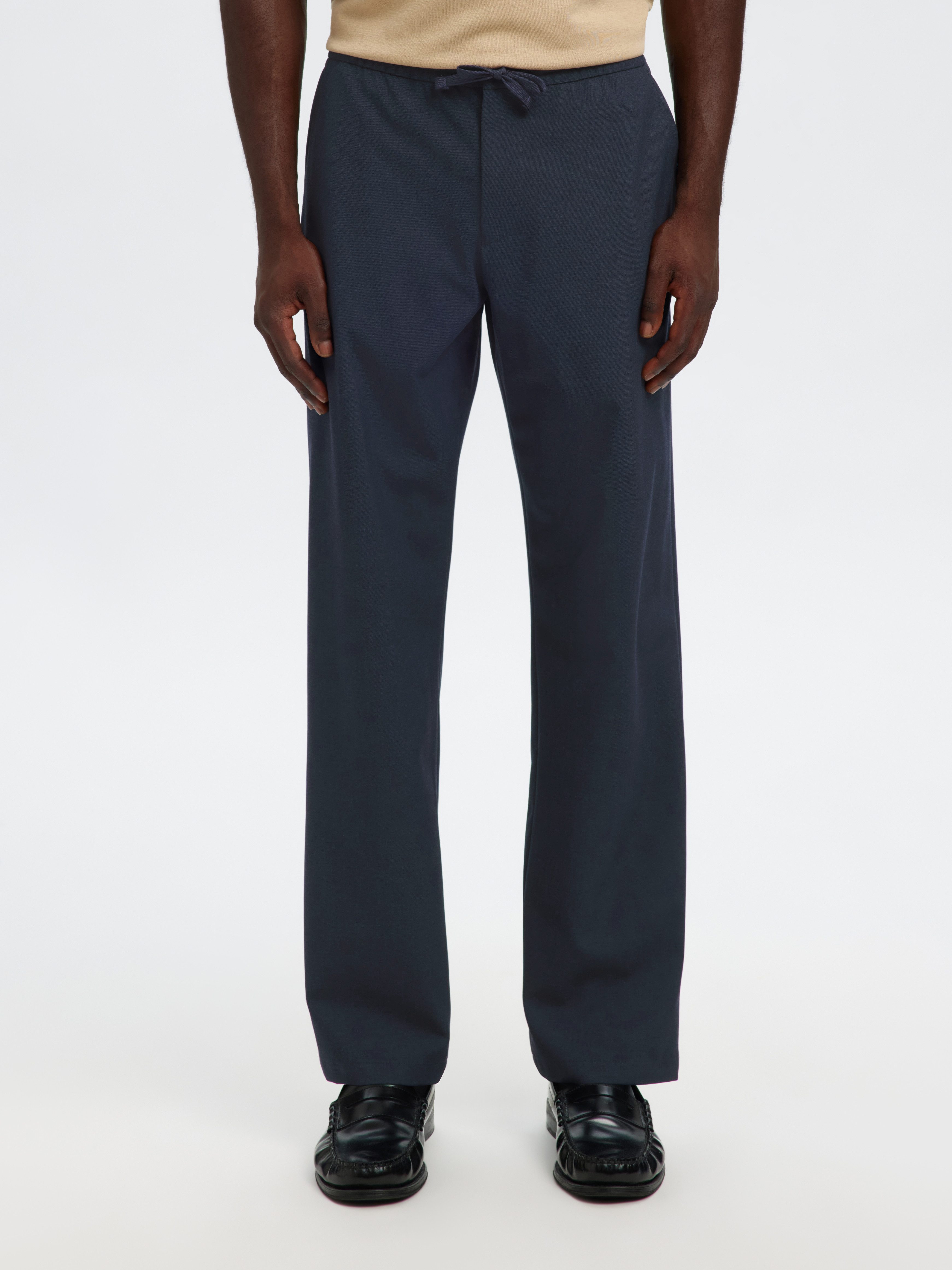 Selected Schlupfhose SLH196-STRAIGHT ROBERT STRING PANT NOOS Materialmix, straight fit