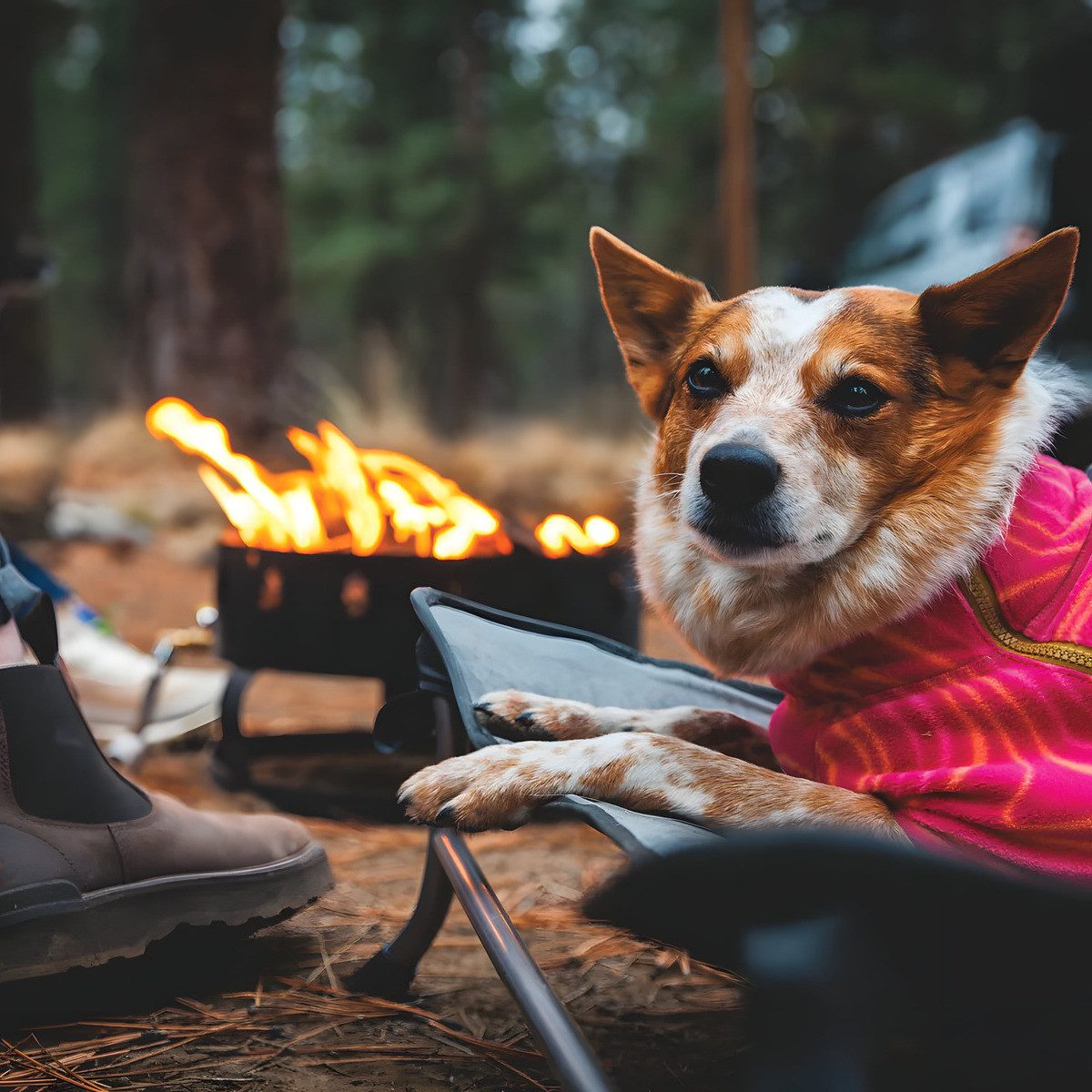 Ruffwear Tierbett Hundebett Mt. EverRest Dog Cot Cloudburst Gray