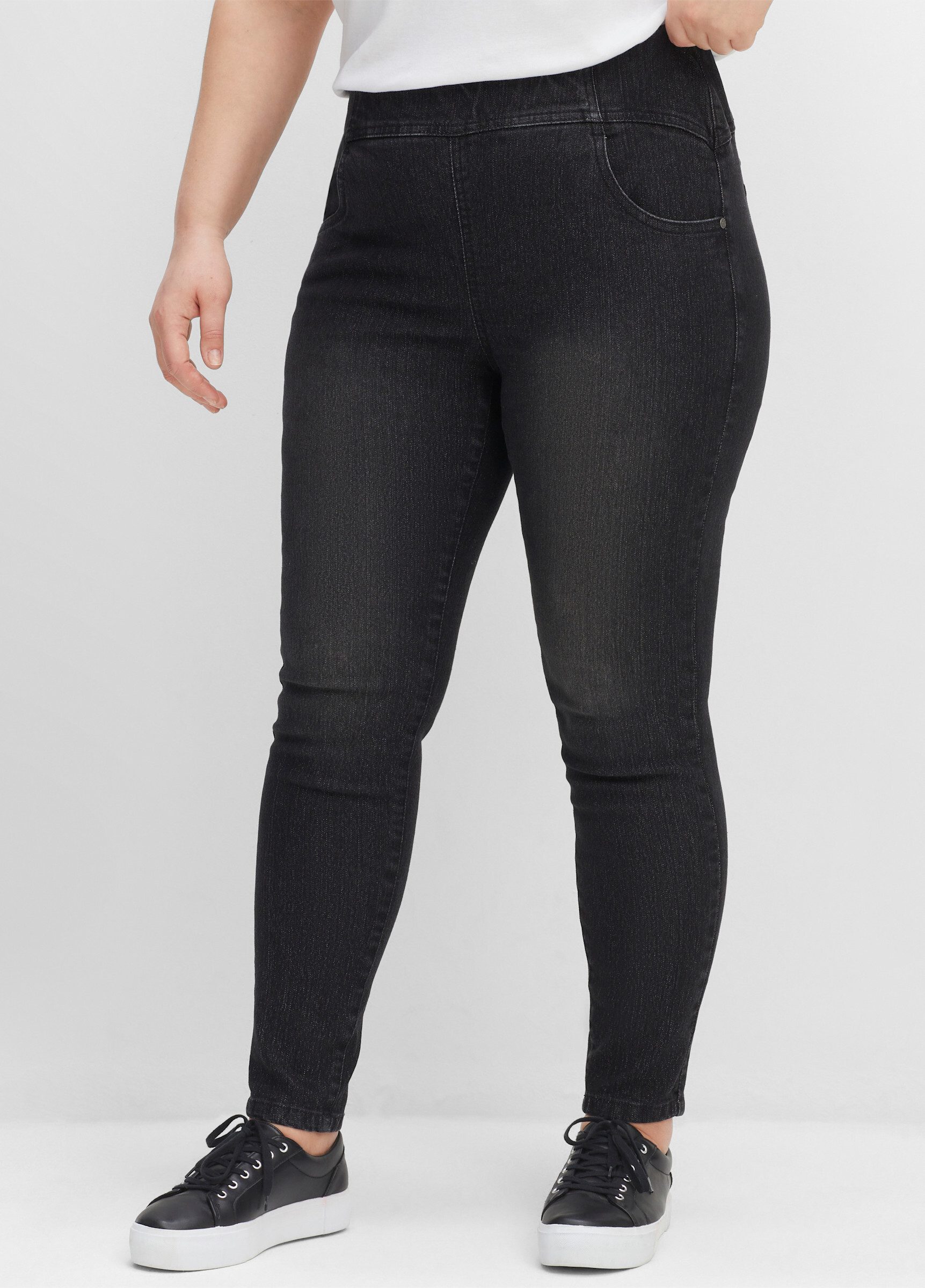 Sheego Bequeme Jeans Jeggings . mit breitem Gummibund günstig online kaufen