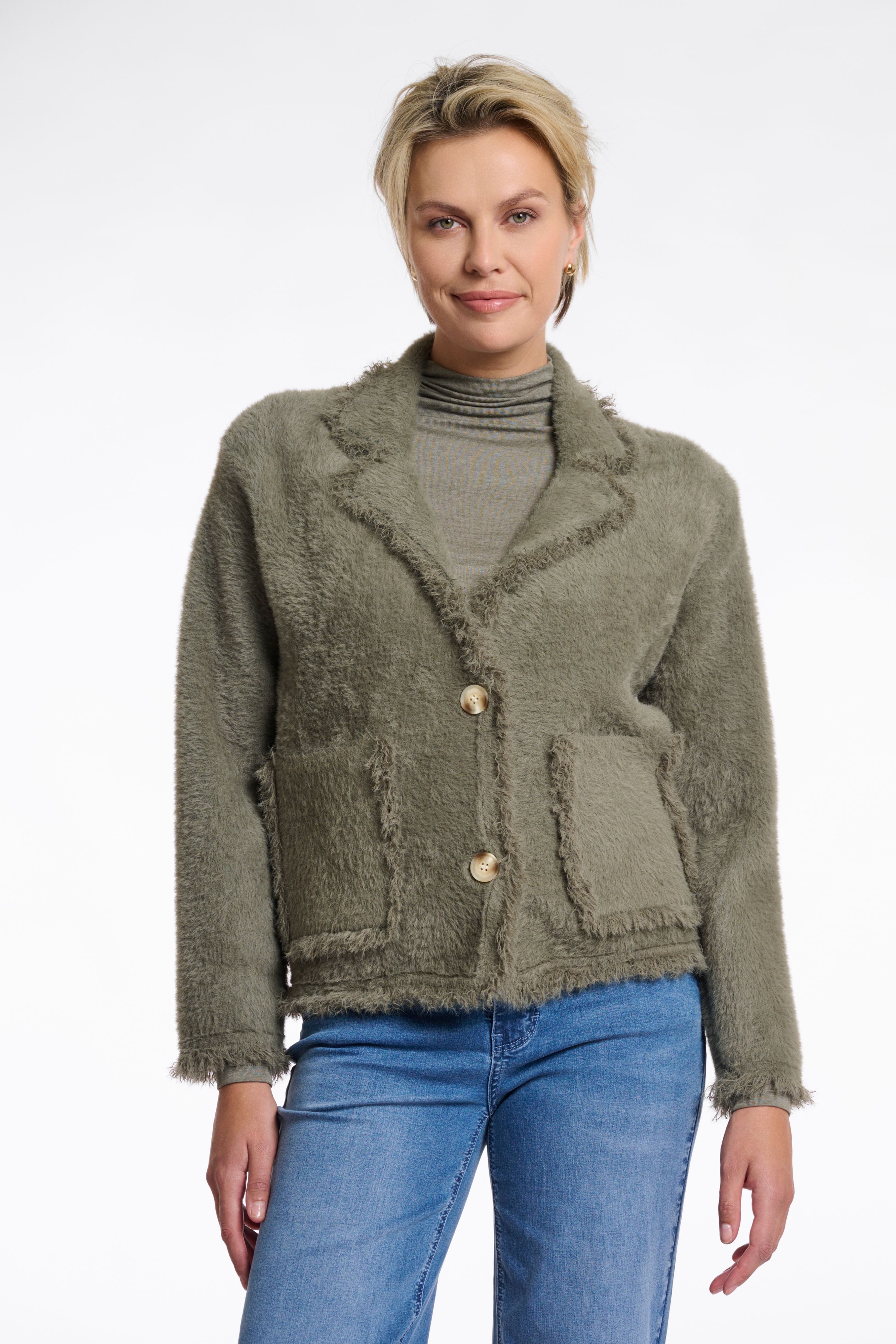 Rino & Pelle Strickfleecejacke günstig online kaufen
