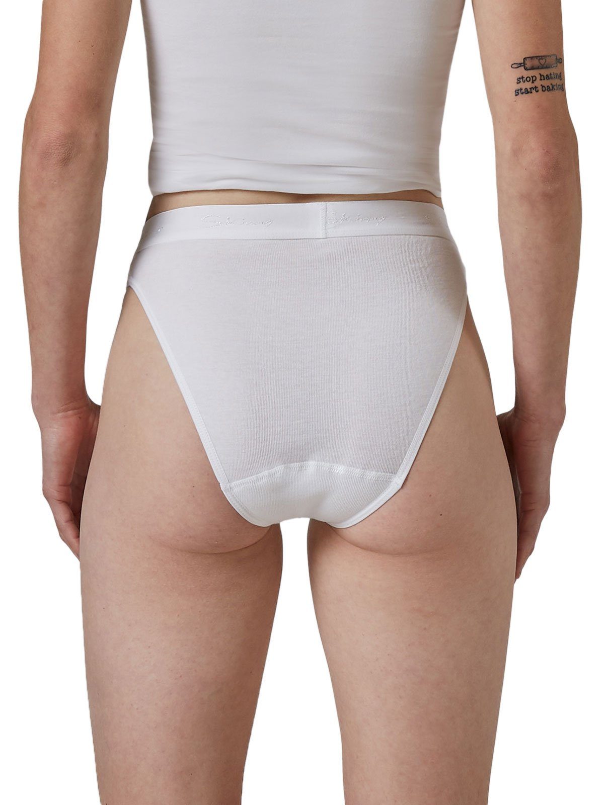 Skiny Bikinislip 4er Pack Damen Rio Slip Cotton Rib (Packung, 4-St) -