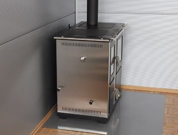 Teba Therm Festbrennstoffherd Automatik-Dauerbrand Küchenofen Holz- u. Kohleherd TKS-18, 10,00 kW