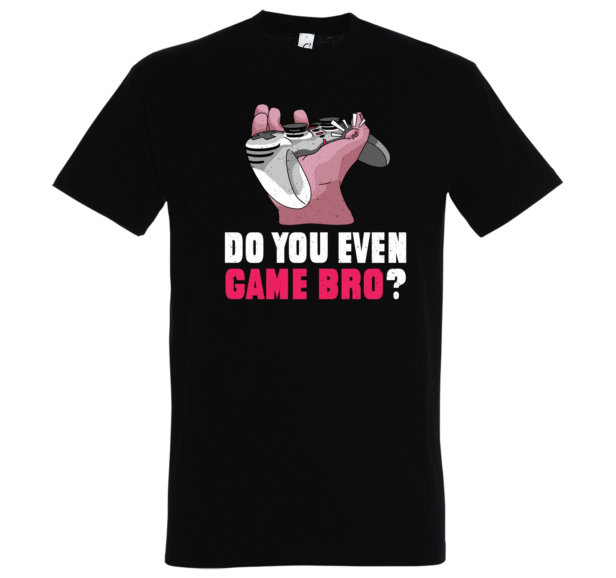Youth Designz T-Shirt "Do You Even Game Bro?" Herren Shirt mit trendigem Frontprint Schwarz