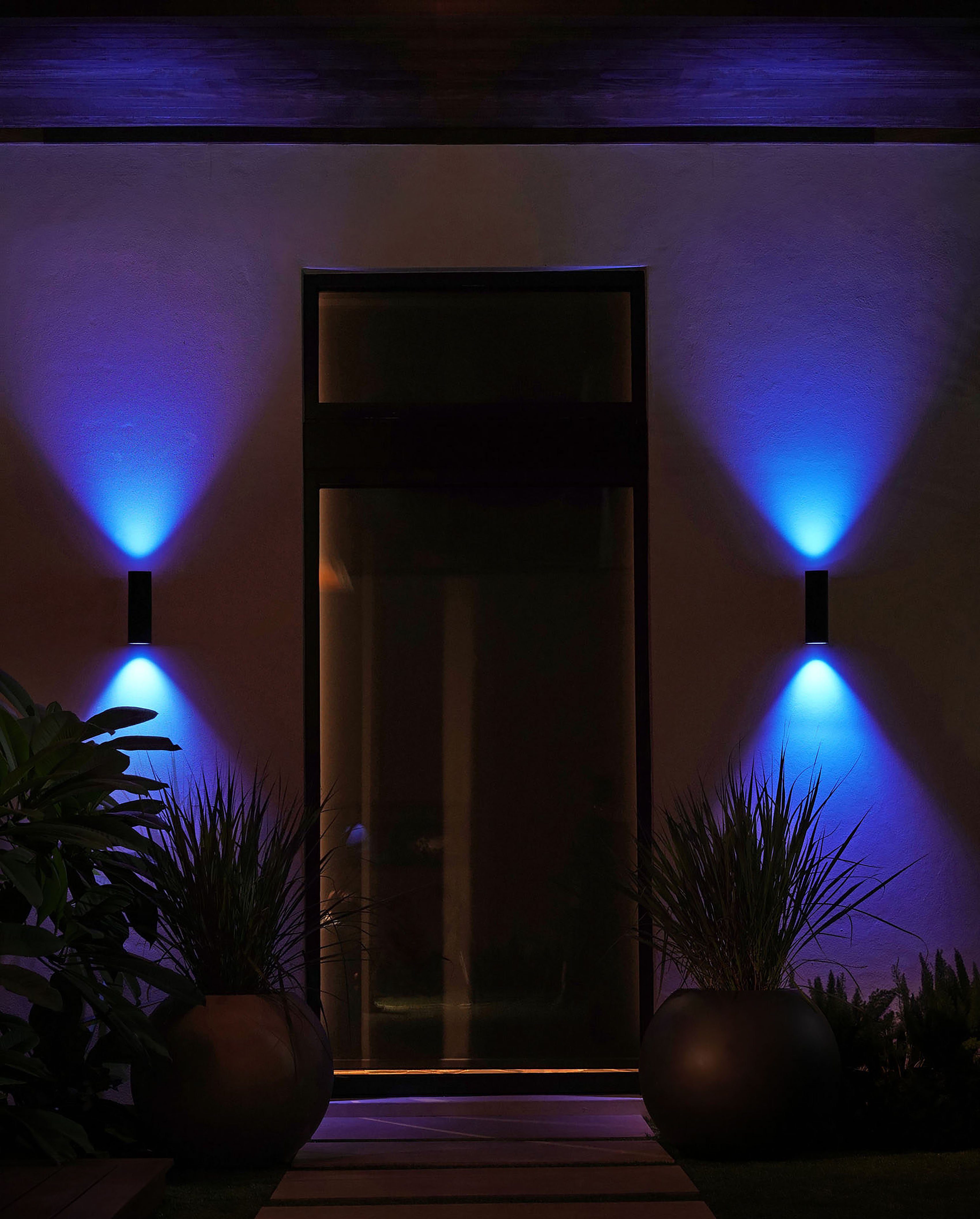 Philips Smart Home, fest Wandleuchte Ambiente White Außen-Wandleuchte Hue LED LED RGB, Philips Hue aus best. Colour integriert, Appear & x Appear, 2