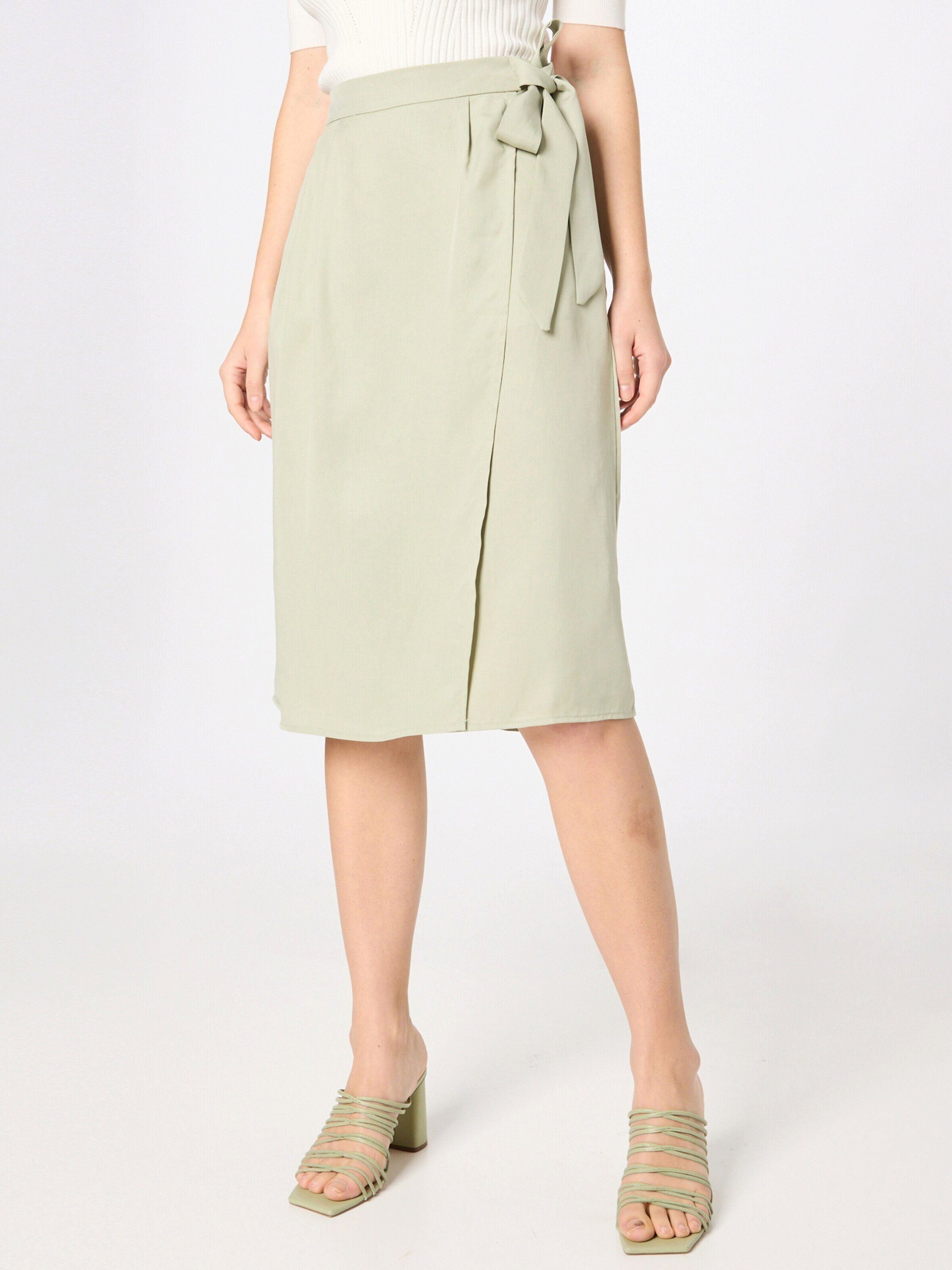 Vero Moda Faltenrock LILIANA (1-tlg) Wickel-Design