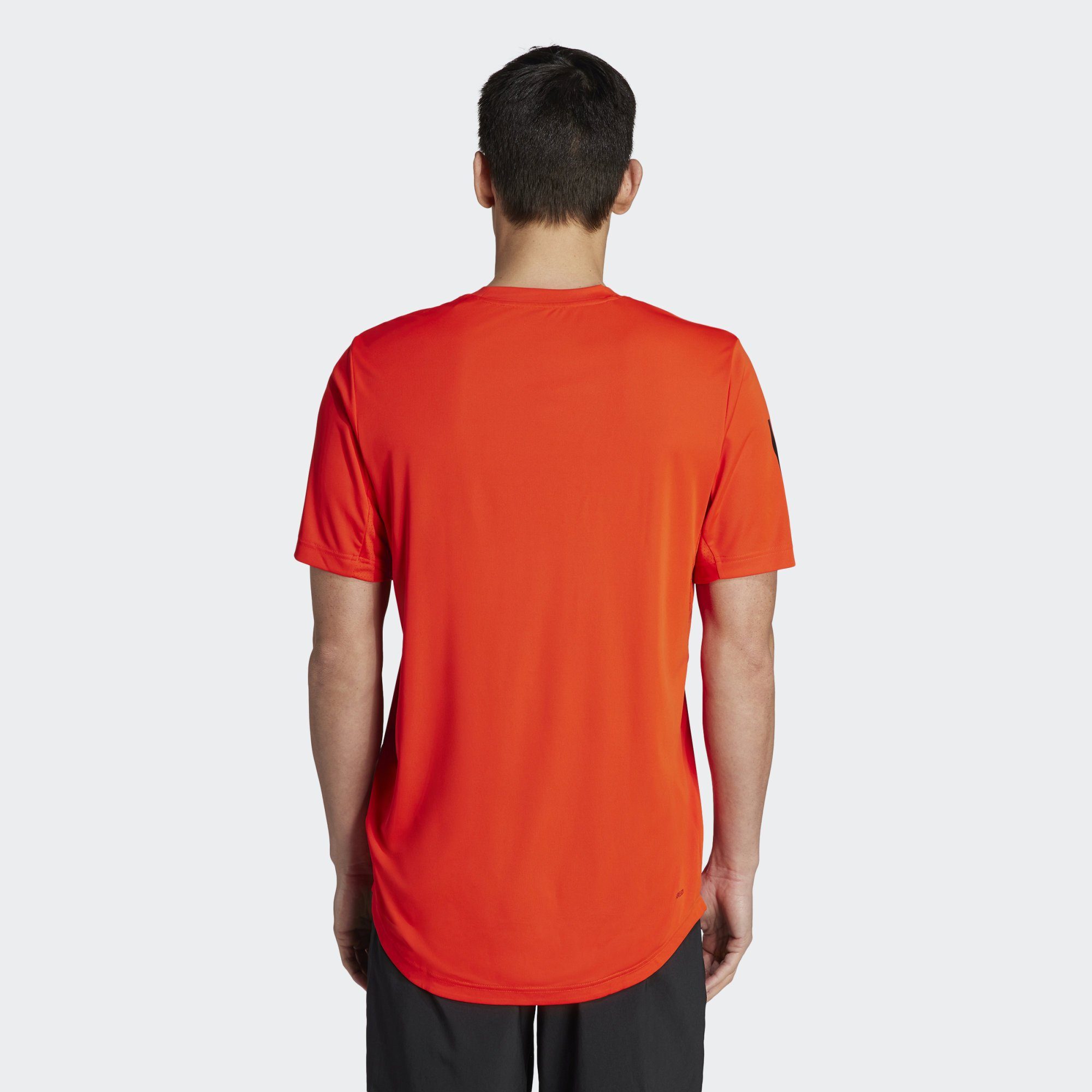 adidas Performance Funktionsshirt CLUB Orange Bold T-SHIRT 3-STREIFEN TENNIS