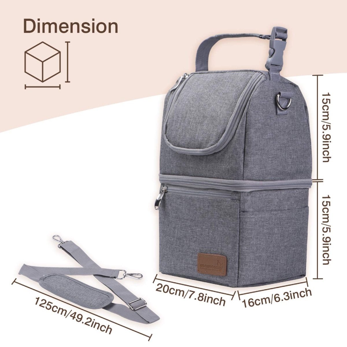 Momcozy Flaschenwärmer Breastmilk Cooler Bag
