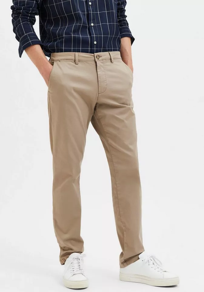 Selected Chinos SLH175-SLIM NEW MILES FLEX PANT NOOS Baumwollmischung, slim fitslim fit