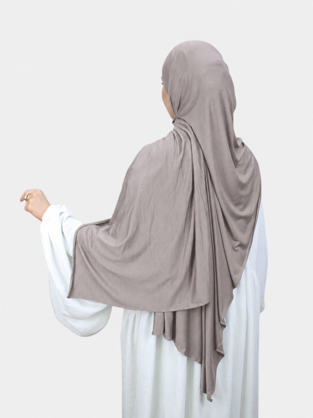 Aymasal Hijab XXL Jersey Luxury Hijab Kopftuch Scarf Schal Extra lang 190x80 Islam (Jersey) XXL Jersey Hijab Kopftuch Schal 190x80 Damen dehnbar elegant