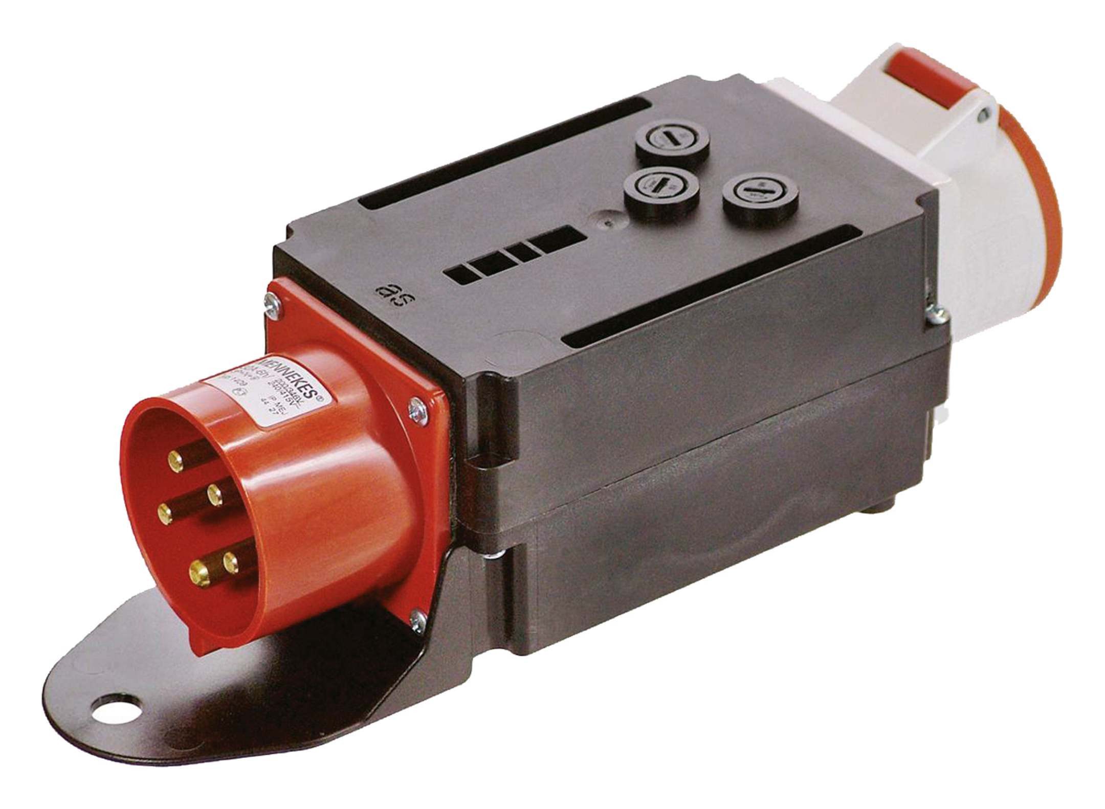 as - Schwabe CEE-Adapterkabel, Adapter MIXO 32 auf 16A mit Sicherungen 400V