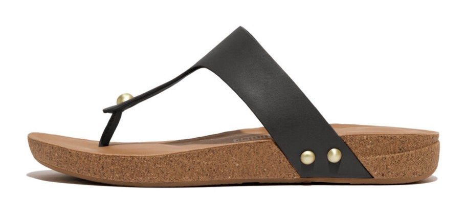 IQUSHION LEATHER TOE-POST SANDALS Zehentrenner