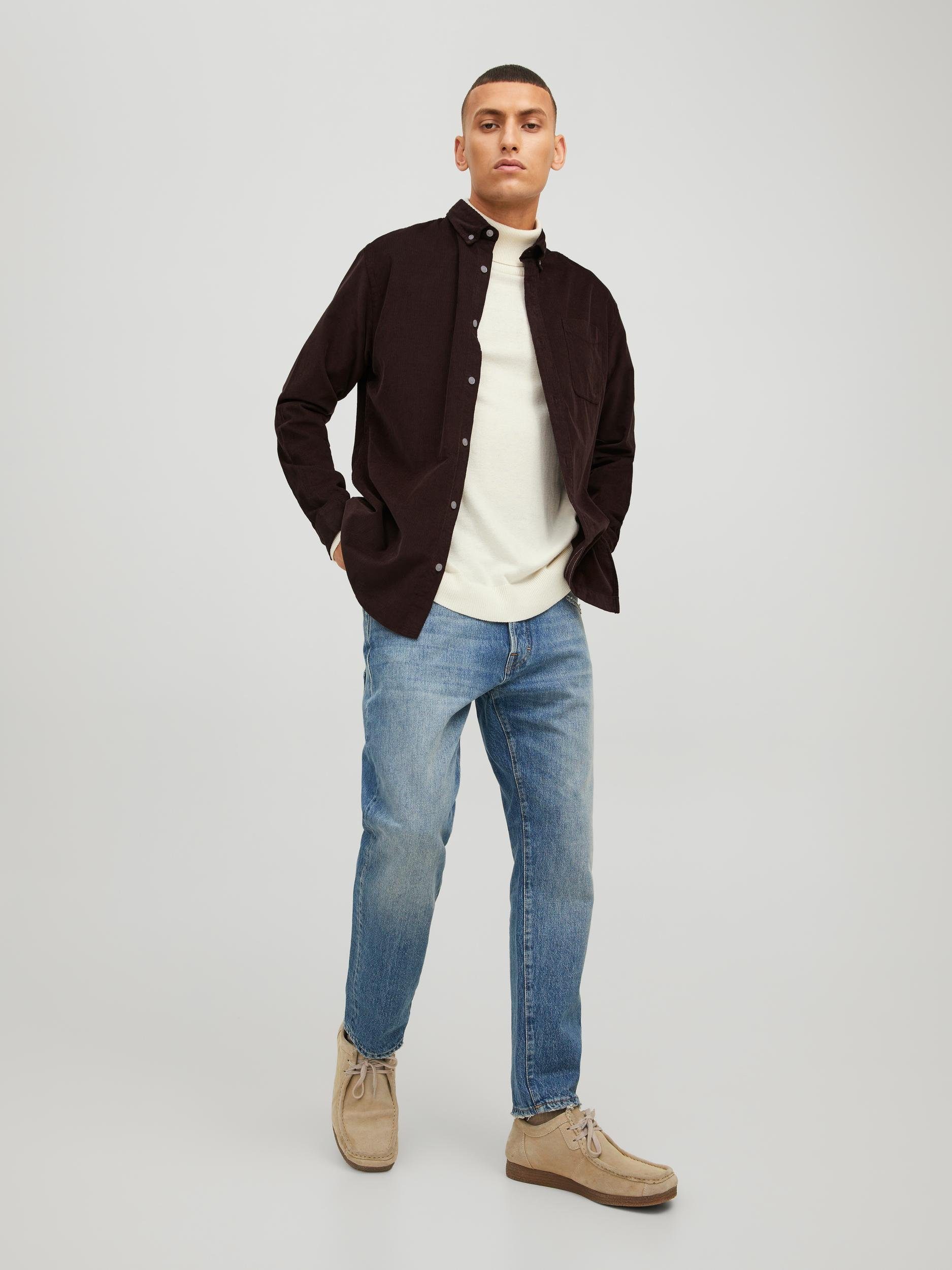 Jack & Jones CLASSIC SHIRT Mulch Langarmhemd CORDUROY