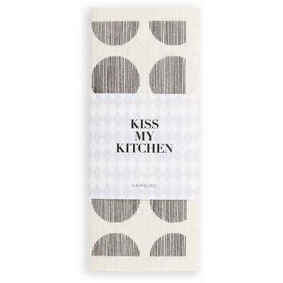 KISS MY KITCHEN Reinigungsbürste Kiss my Kitchen Schwammtuch Dots