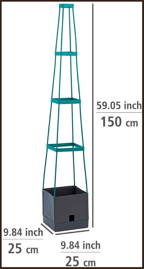 mit Rankstäben, Blumenständer, l 10 Maximex ca.