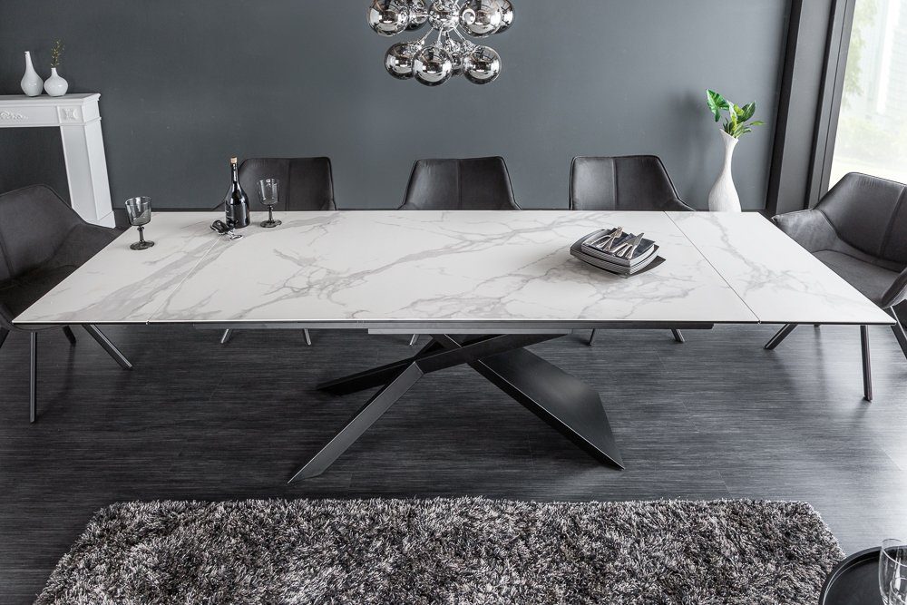 riess-ambiente Esstisch EUPHORIA 180-220-260cm weiß / günstig online kaufen