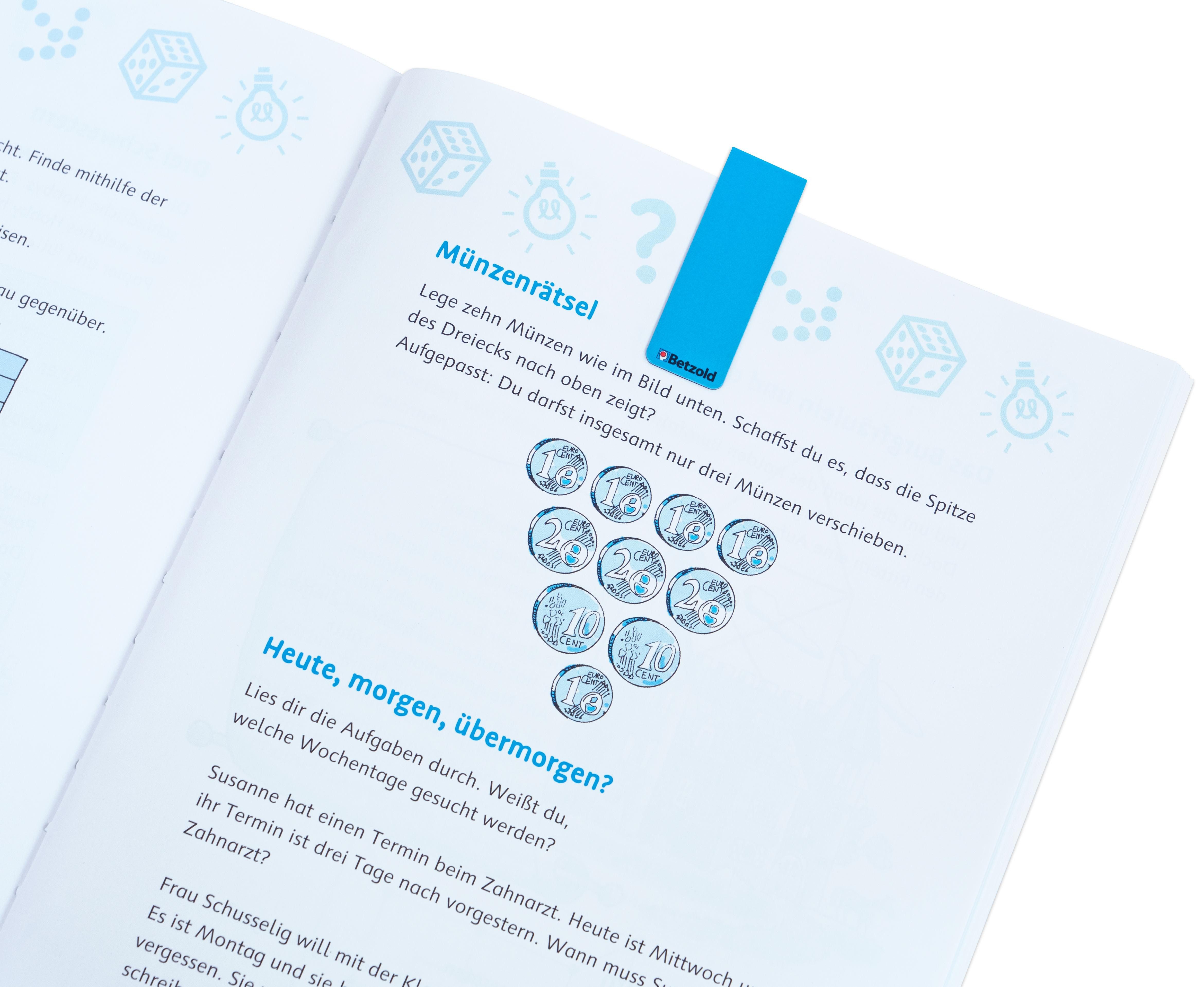 Betzold Lesezeichen magnetische Lesezeichen, 5 Stück