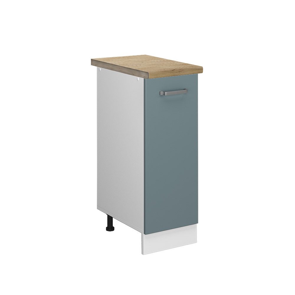 Vicco Apothekerschrank R-Line, Blau-Grau/Weiß, 30 cm, günstig online kaufen