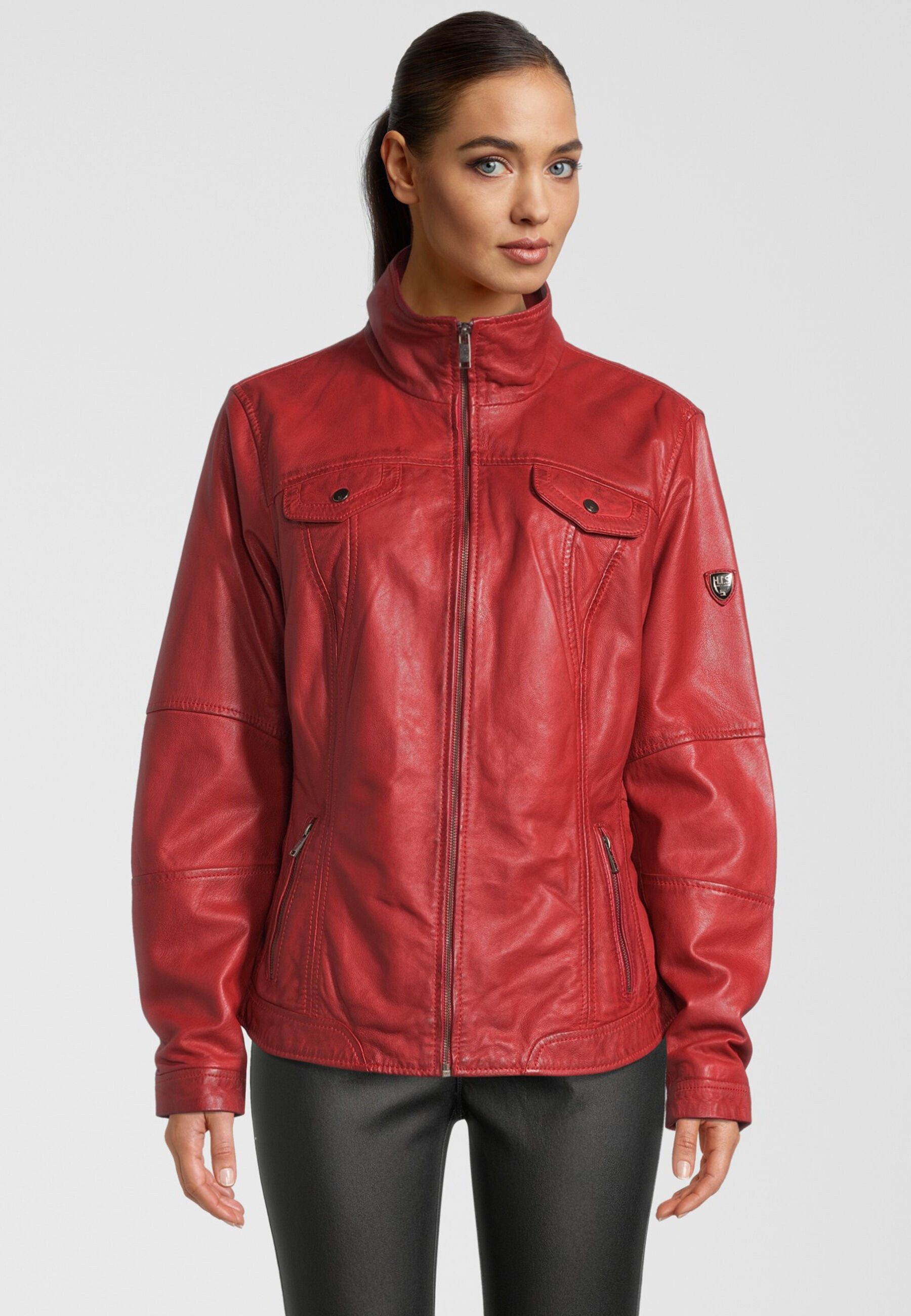 H.I.S Lederjacke SARINA (1-St) mit Reversekragen