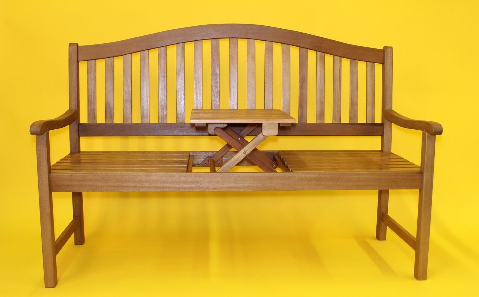 Sedex Gartenbank Gartenbank UTAH, Bank mit Tischablage, 3-Sitzer, Massivhol günstig online kaufen