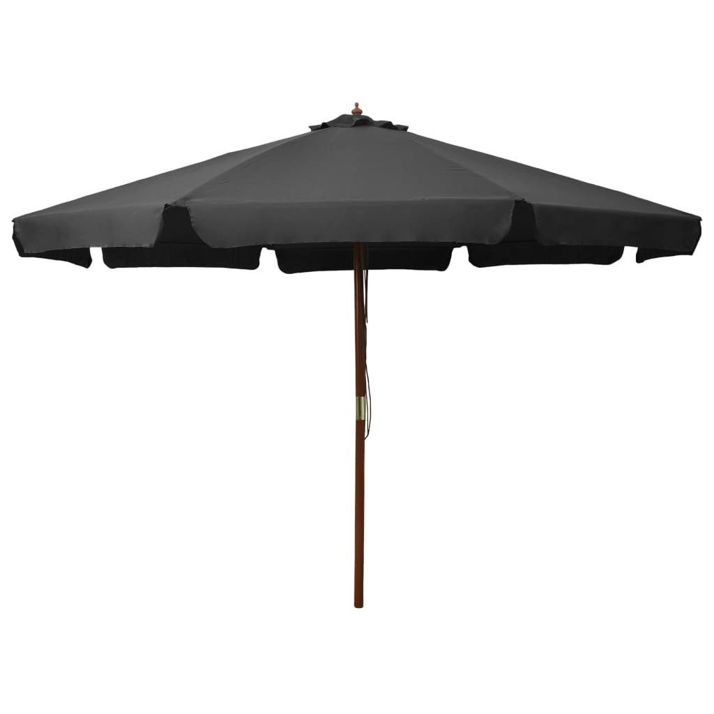 furnicato Sonnenschirm mit Holzmast 330 cm günstig online kaufen