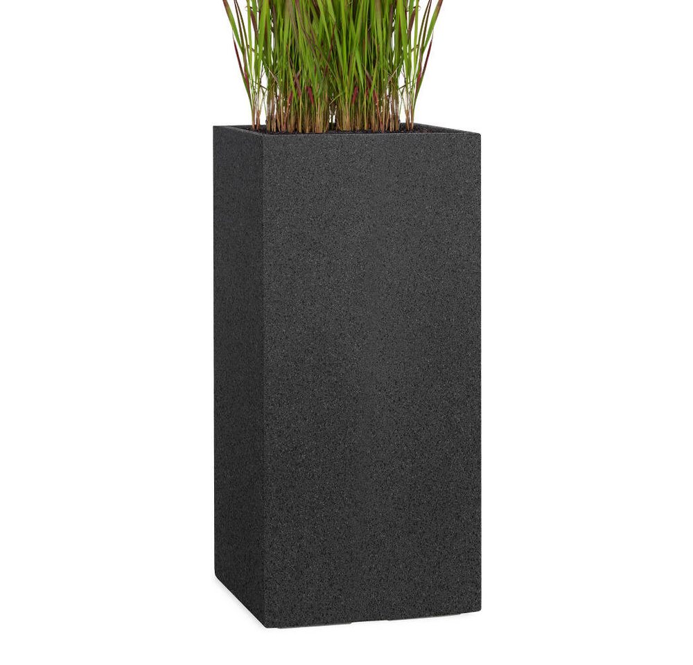 Pflanzwerk® Pflanzkübel TOWER Premium Blumenkübel Pflanzsäule Fiberglas mit Lotus-Effekt