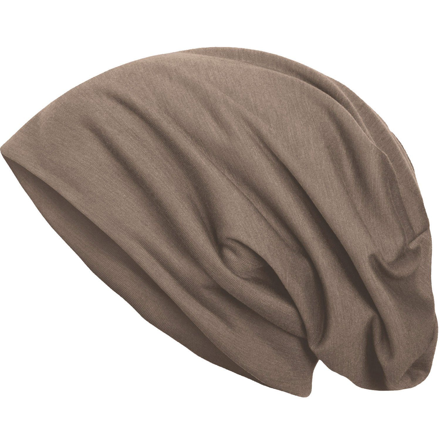 style3 Beanie (1-St) Mütze Damen Herren Haube Sommer Herbst XXL Chemo Schlafmütze Cap