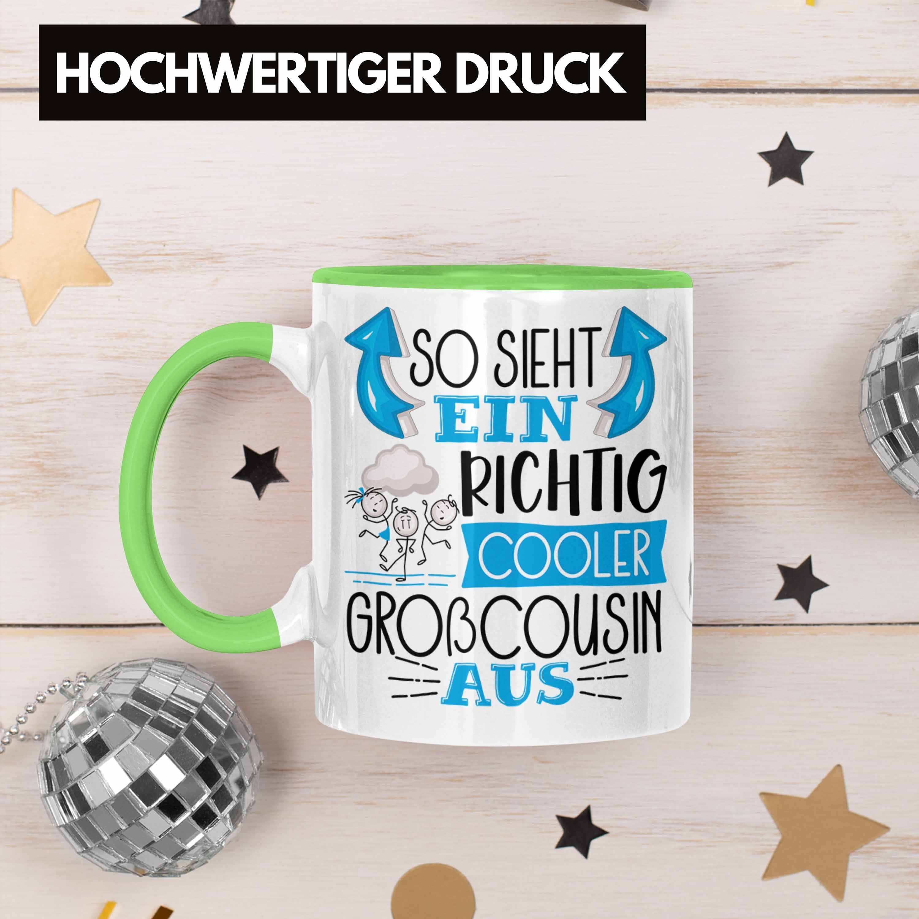 So Cooler Ein Großcousin Tasse Trendation Aus RIchtig Sieht Grün Geschenk Großcousin Tasse