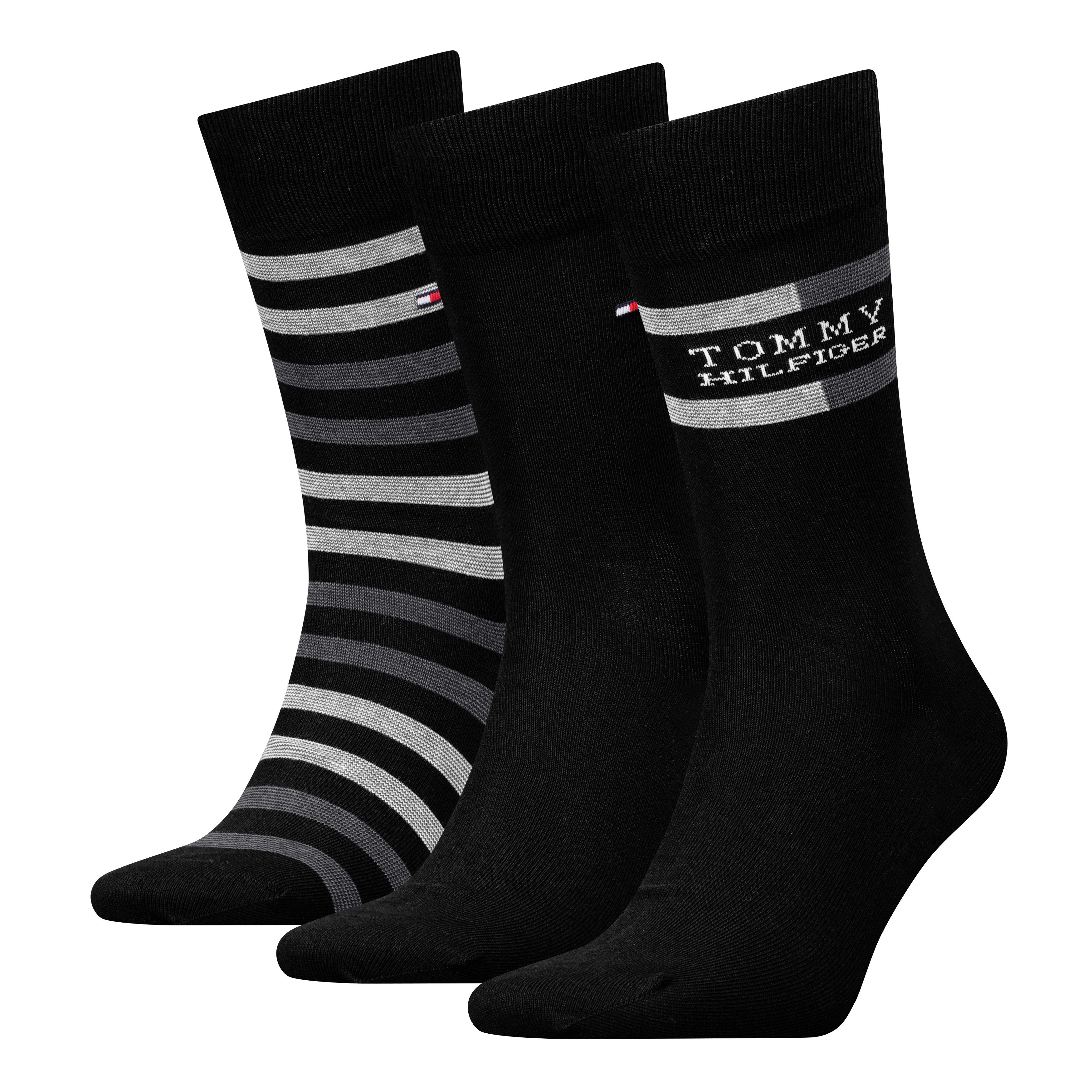 Tommy Hilfiger Socken TH MEN SOCK 3P GIFTBOX TOMMY STRIPE (3 Paar) günstig online kaufen