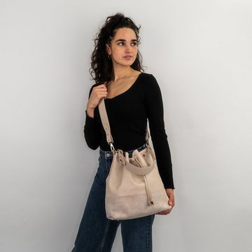Expatrié Handtasche Sarah Medium Damen Umhängetasche Beuteltasche, Hochwertiges Kunstleder, Wasserabweisend
