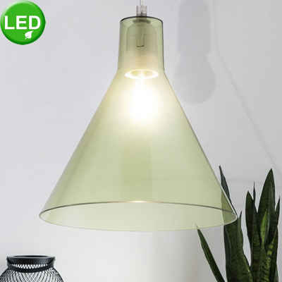 etc-shop LED Pendelleuchte, Leuchtmittel inklusive, Warmweiß, Pendel Leuchte Esszimmer Decken Strahler Hänge Lampe