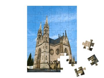 puzzleYOU Puzzle Die Apollinaris-Kirche in Remagen, 48 Puzzleteile, puzzleYOU-Kollektionen