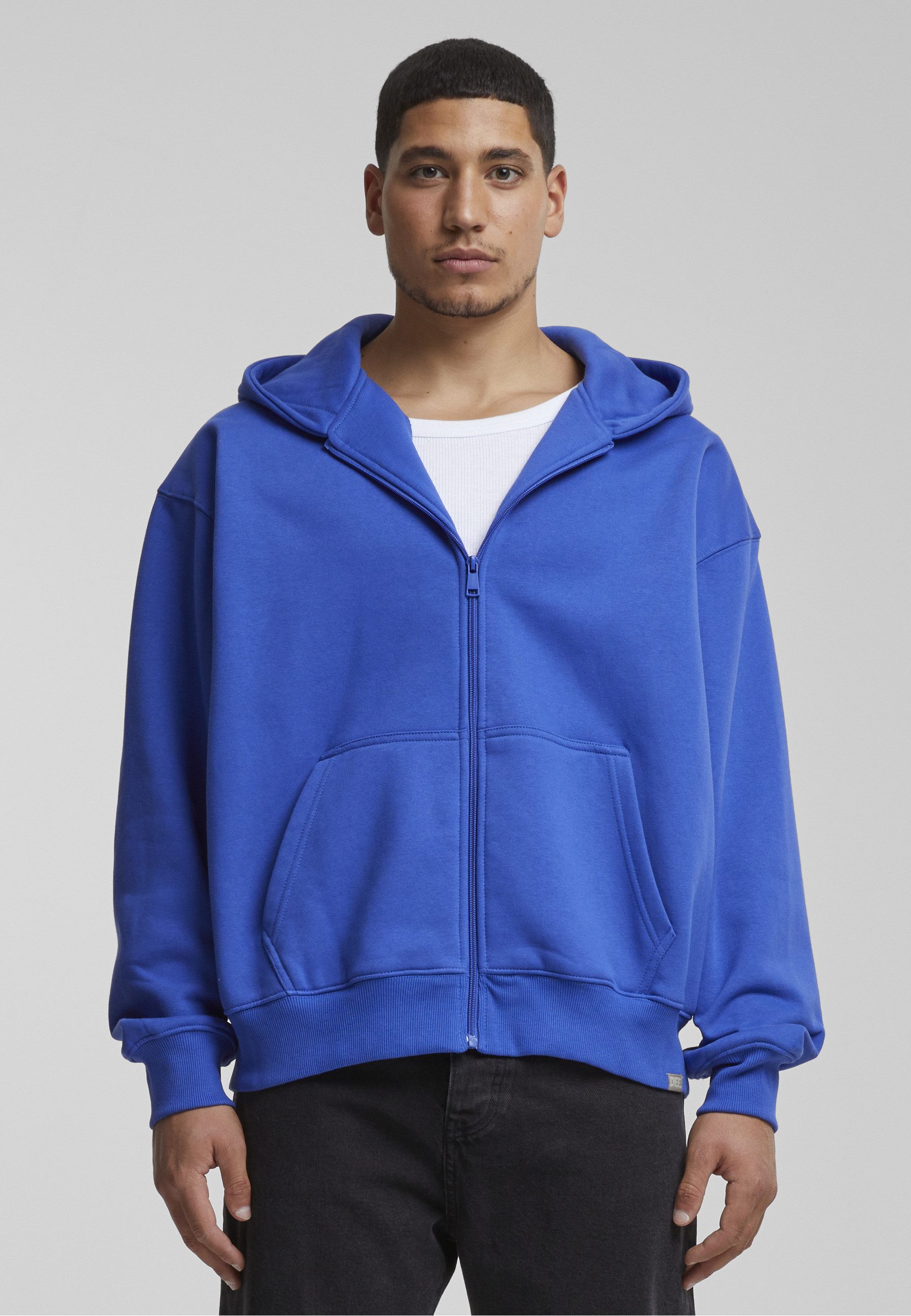 DEF Strickpullover DEF Herren DEF Zip Hoody (1-tlg)