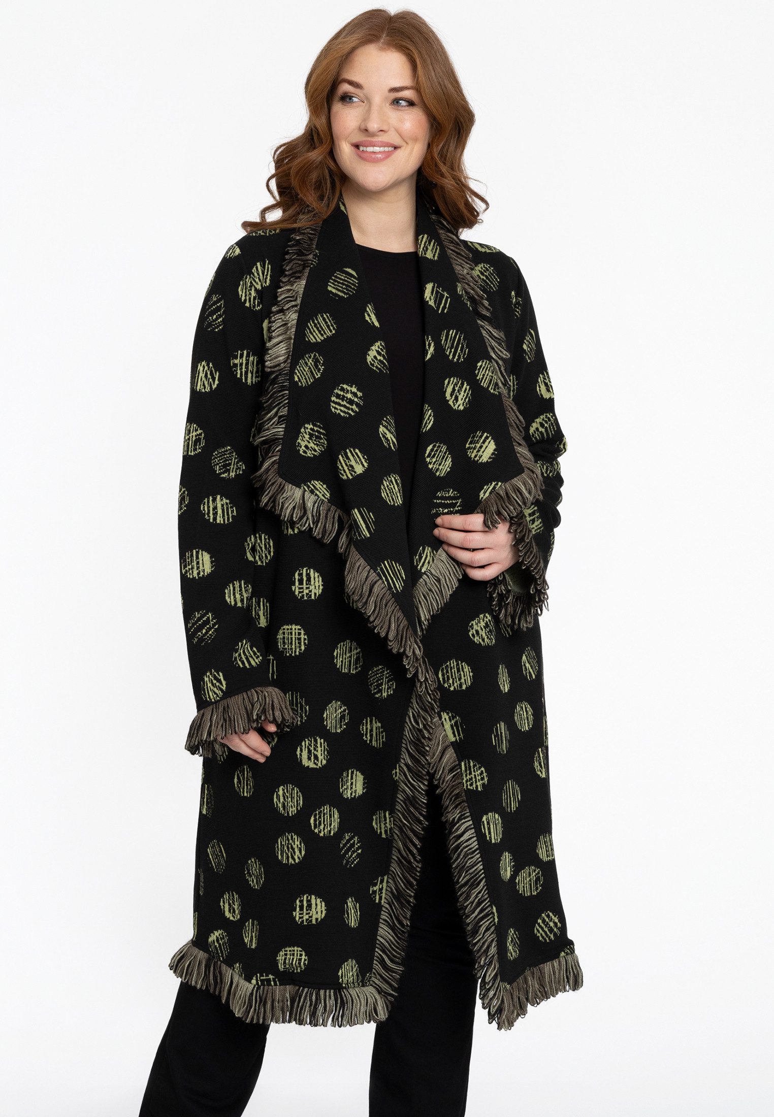 Cardigan Damen Strickjacke Große Größen